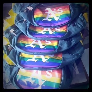 Oakland Athletics Rainbow Unicorn Fanny Pack